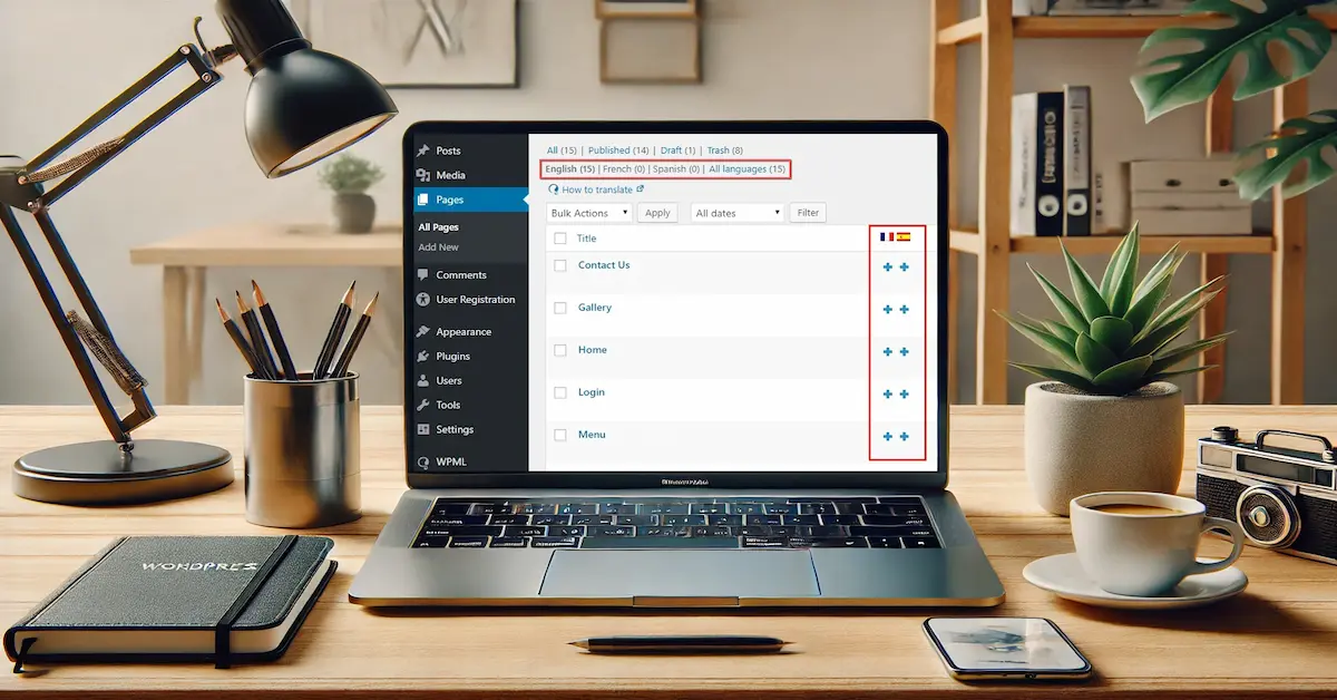 تعدد اللغات في نظام إدارة المحتوى ووردبريس